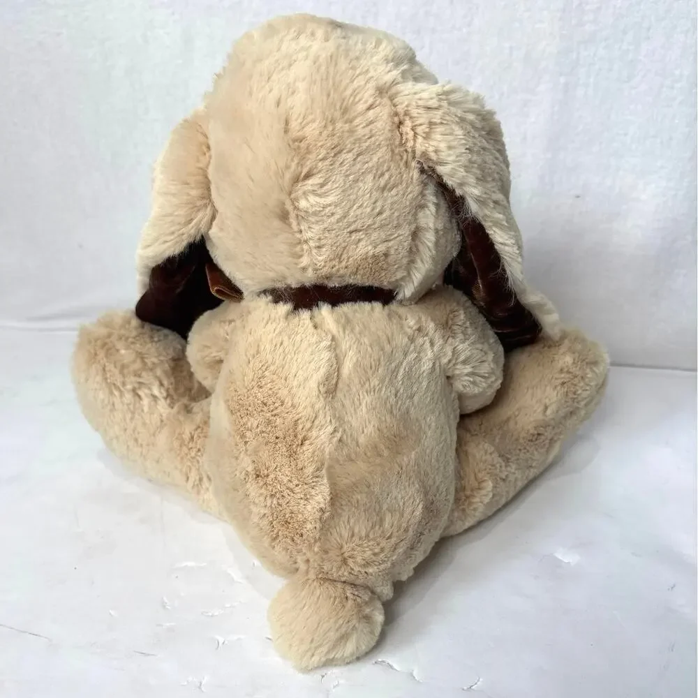 Aurora Pierre Bunny Rabbit Plush Super Soft Tan Velvet Floppy Ears Bow Soft 2021